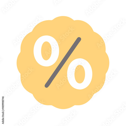 Percentage Symbol Icon Representing Interest Rates, Discounts, and Financial Calculations