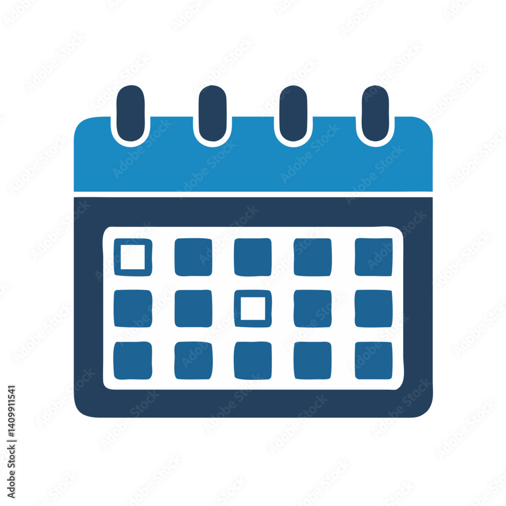Calendar Icon Representing Date Scheduling and Event Planning Calendar Icon Representing Date Scheduling and Event Planning