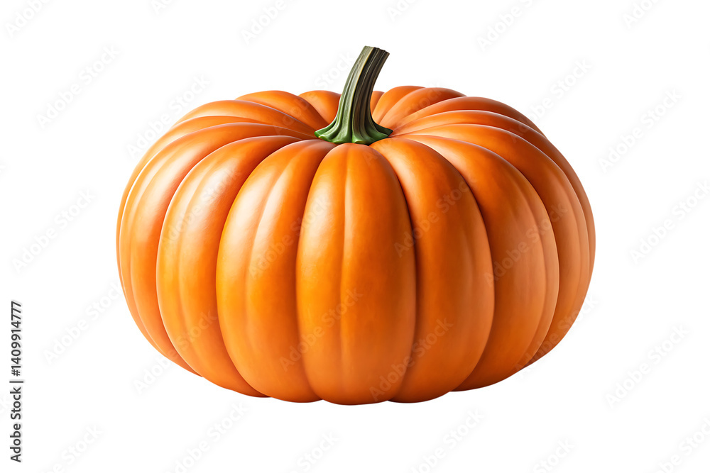 Obraz premium Ripe Orange Pumpkin Isolated