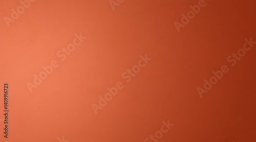 An eye-level, close-up shot features an orange-painted wall, showcasing a warm and vibrant monochromatic scheme.