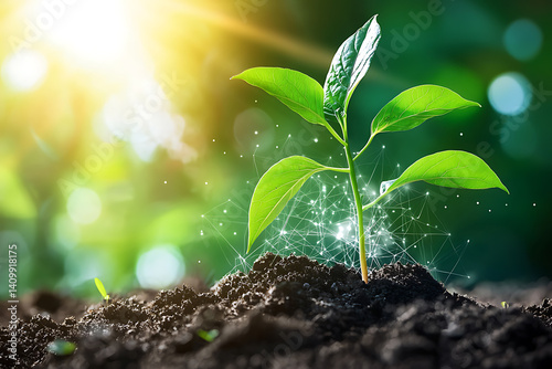 Enhancing crop diversity through blockchain ai data art a sustainable agriculture initiative in nature's embrace