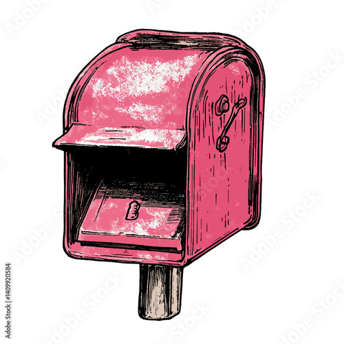 Pink mailbox 