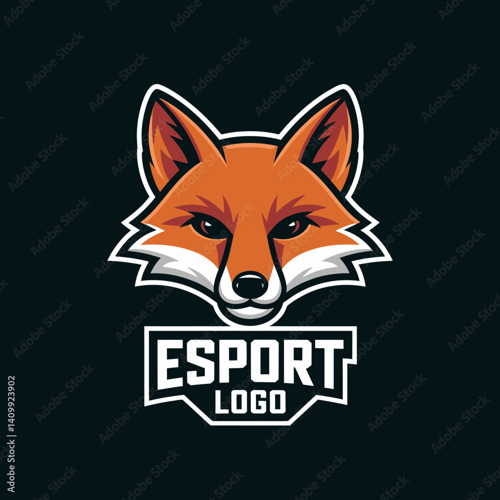 Fox Esport Logo: Fierce Mascot Design for Gaming Teams and Streaming Fox Esport Logo: Fierce Mascot Design for Gaming Teams and Streaming