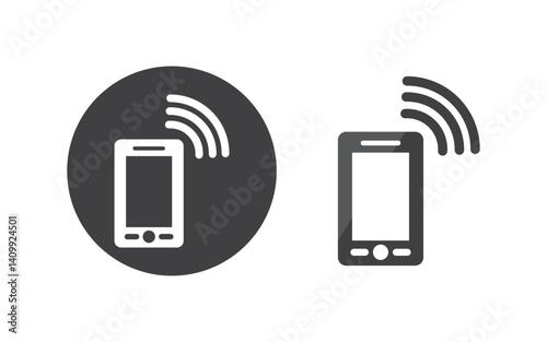 Wifi internet Connection concept icon logo illustration design v.4