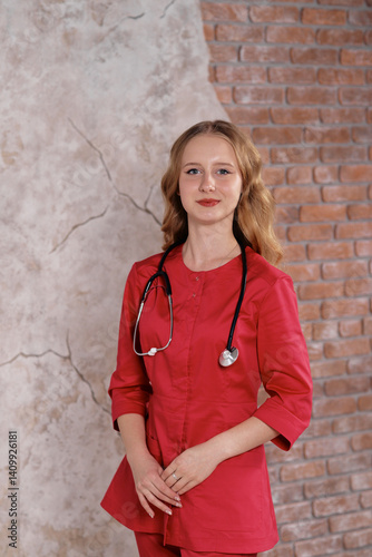 Smiling young medical professional