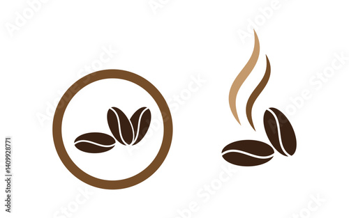 Coffee Shop logo Templates Vector design illustration v.13