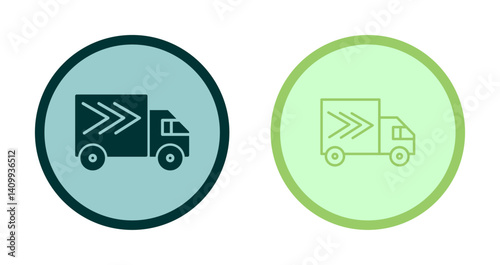 Delivery Truck Icon Design