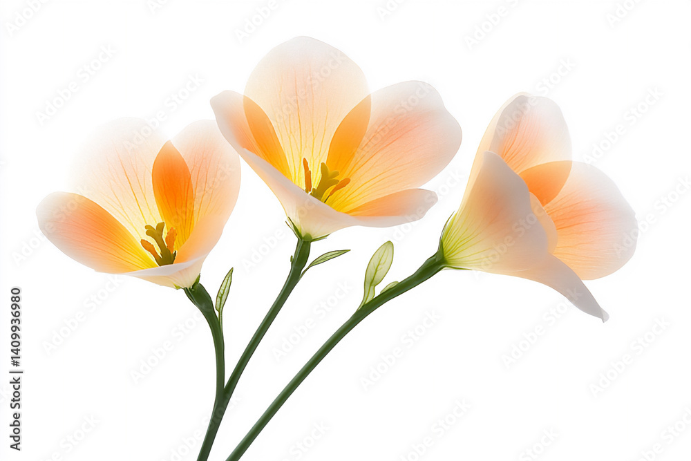 Naklejka premium modern luxury freesia,