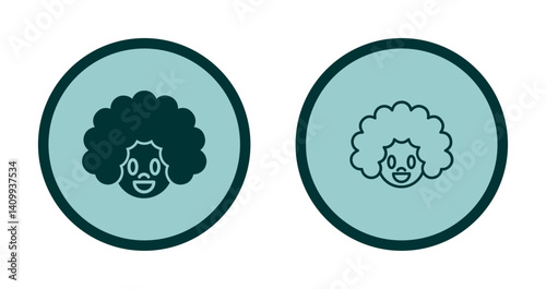 Clown Face Icon Design