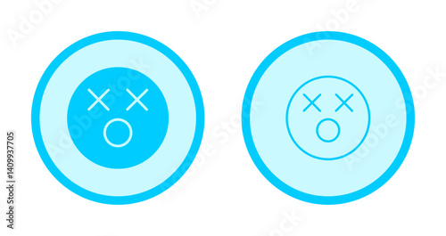 Dizzy Face Icon Design