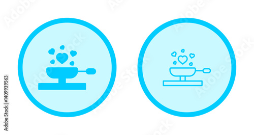Cooking Love Icon Design