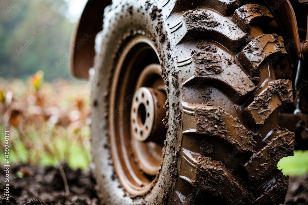 Muddy Tractor Wheel Muddy Tractor Wheel