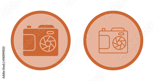Camera Lenses Icon Design