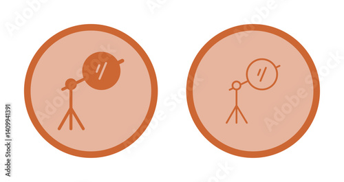Photography Reflectors Icon Design