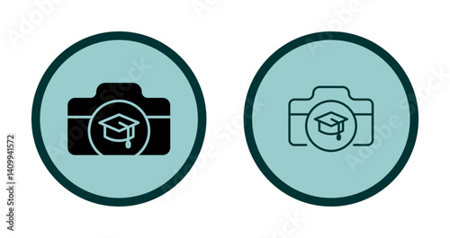 Photography Education Icon Design