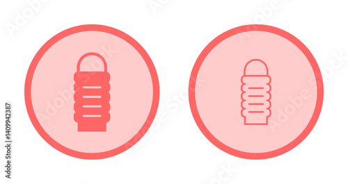 Sleeping Bags Icon Design