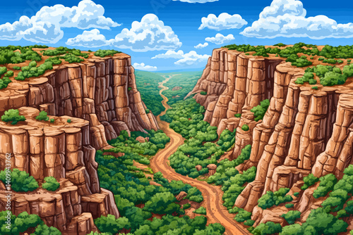 Grand canyon landscape 