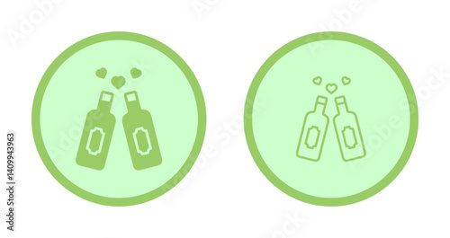 Wine Chill Icon Design
