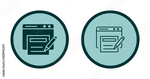 News Blog Icon Design