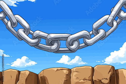 Chain landscape 