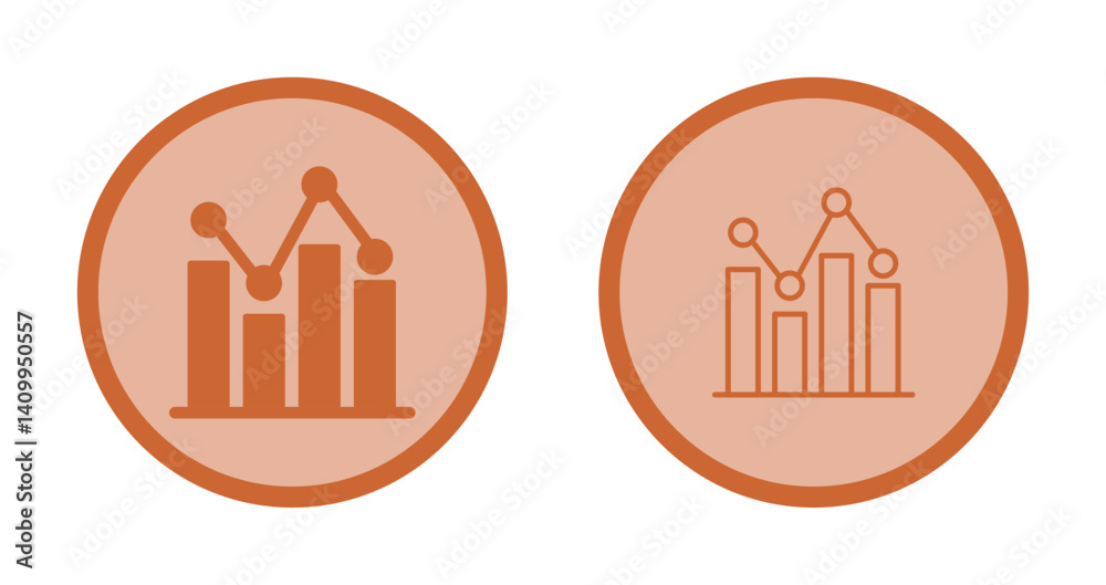 Obraz premium Bar Chart Icon Design