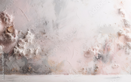 grunge wall background floral