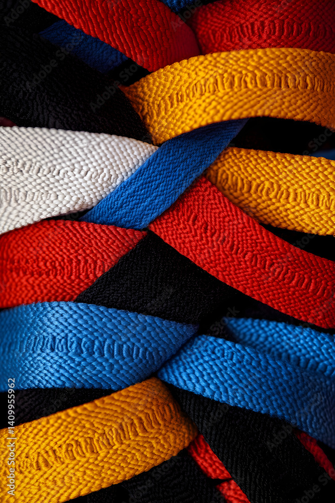 The Journey of Mastery: A Kaleidoscope of Karate Belts in the Art of Discipline and Growth