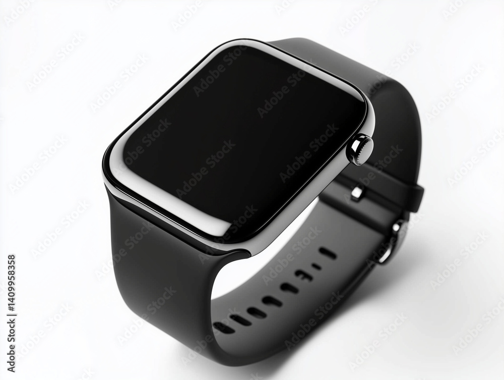 A black digital mobile phone, an isolated electronic communication device A black digital mobile phone, an isolated electronic communication device
