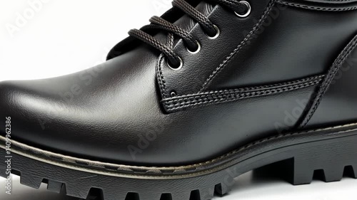 Stylish Black Leather Boots for Kids: Durable and Trendy Footwear