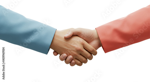 Fotografie Isolated Handshake