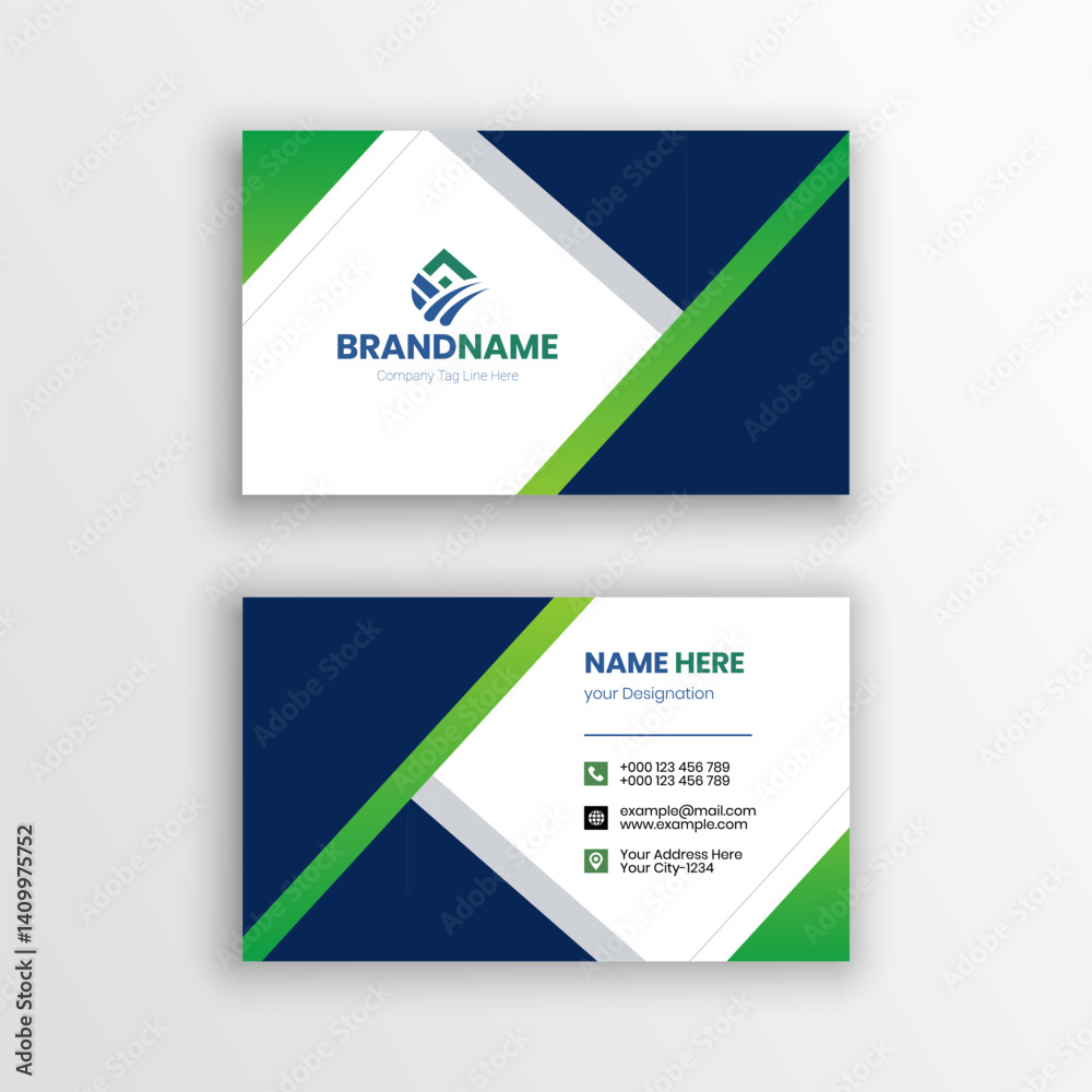 47. Corporate business card design Template Layout 47. Corporate business card design Template Layout