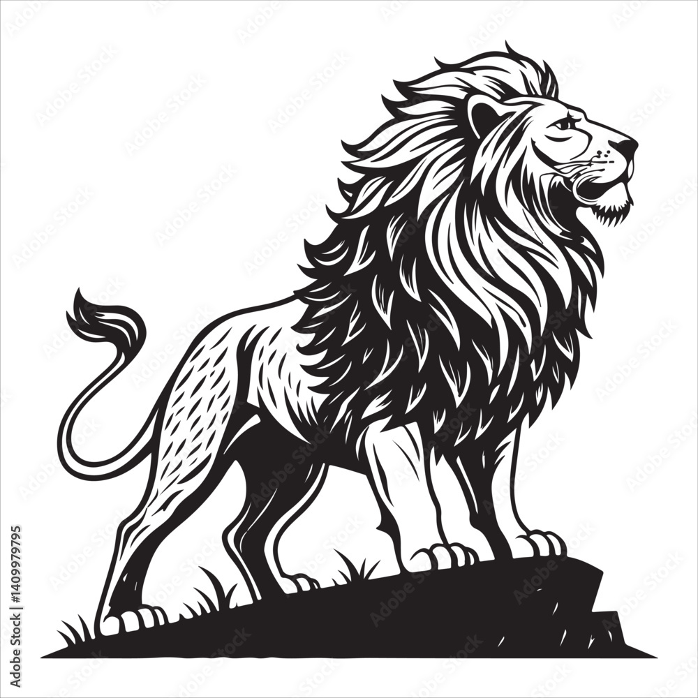 Obraz premium Lion Vector
