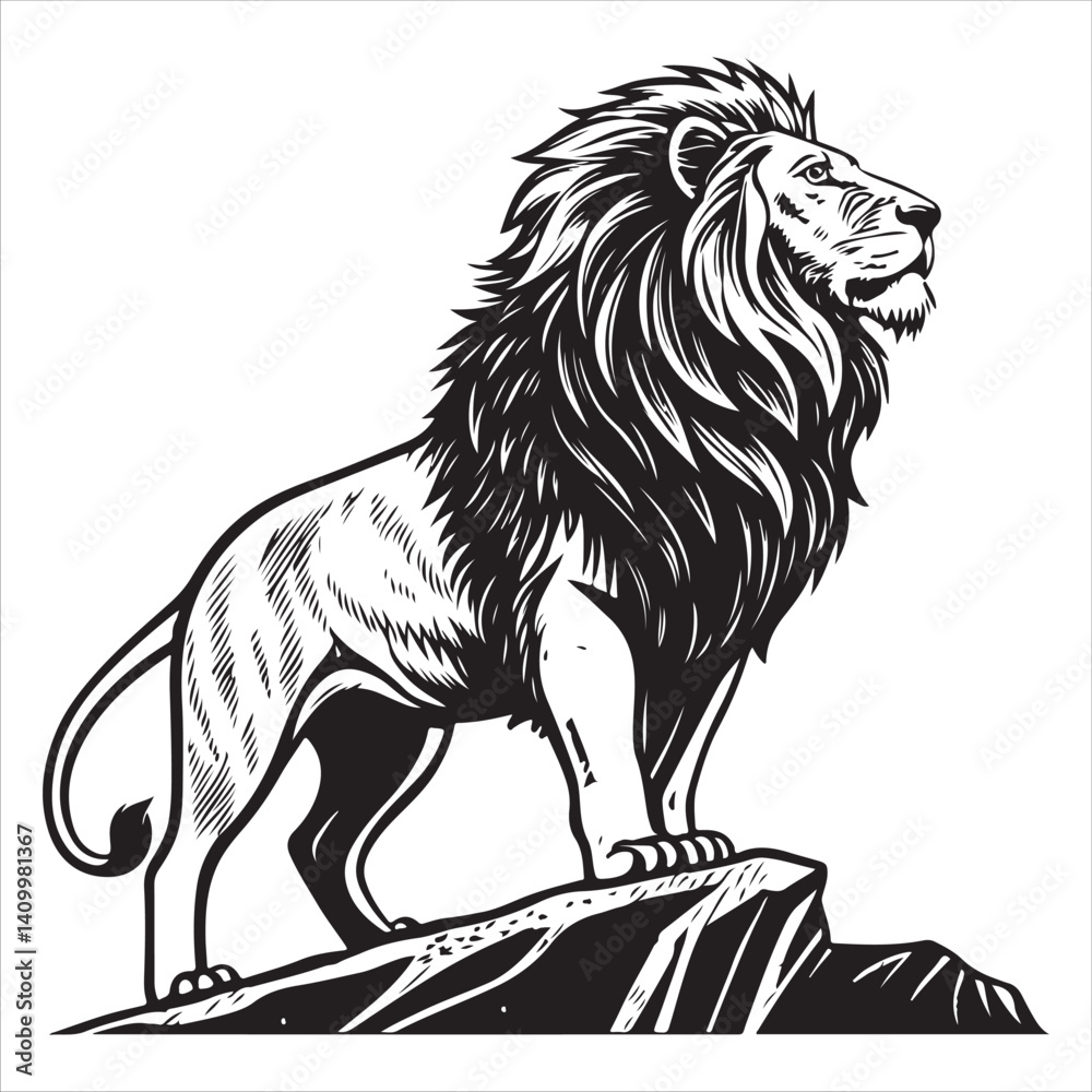 Fototapeta premium Lion Vector