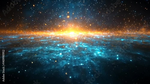 Celestial Ocean: A Symphony of Cosmic Lights