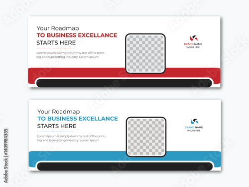Professional Attractive & minimalist Business Facebook Cover Template Design for any company.