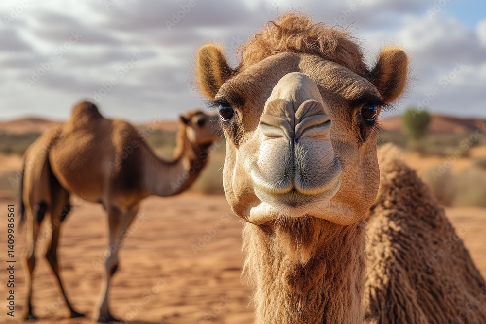 Obraz premium Desert Camel Portrait