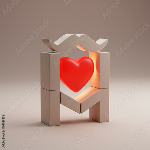 Abstract Blocks Structure w...