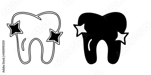 Dental clinic elements - thin line web icon set. Outline icons collection. Simple vector illustration