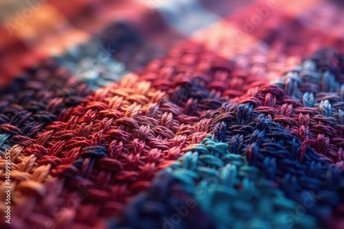 Woven fabric texture close-up showing intricate design , jute, repeating