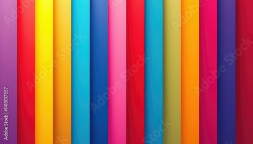 Striped wallpaper sample, bold color contrast, texture, repeat