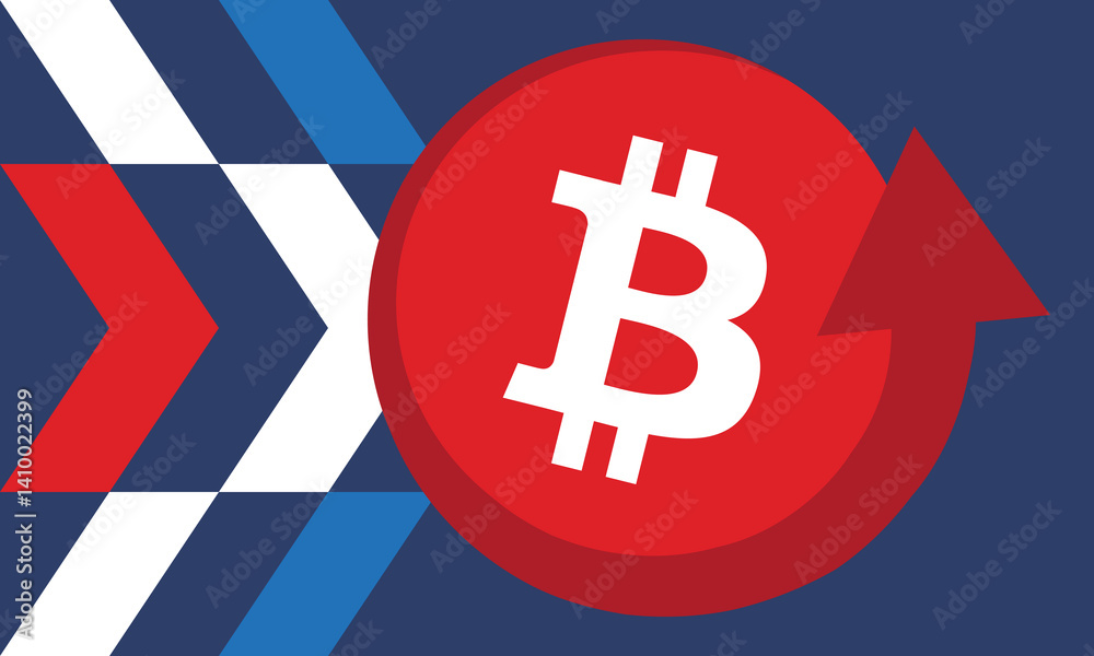 Bitcoin logo. Bitcoin Coin. Digital money. Crypto trade and Investment concept. Future technology. Creative art. Vector illustration. Poster Bitcoin logo. Bitcoin Coin. Digital money. Crypto trade and Investment concept. Future technology. Creative art. Vector illustration. Poster