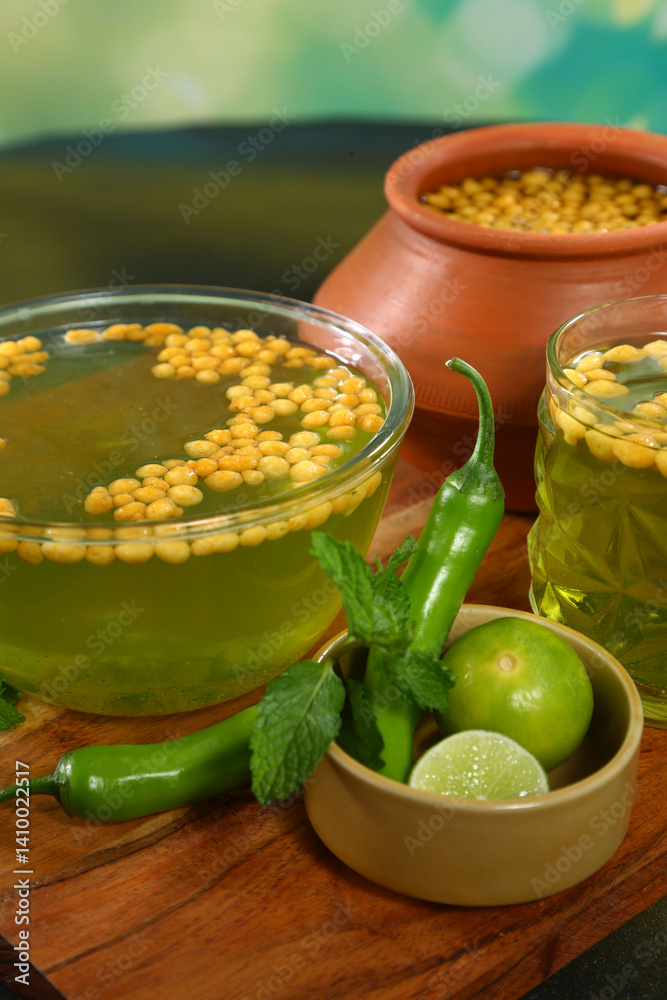 Indian Summer Drink Jaljeera or Jaljeera Masala