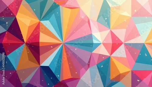 Abstract geometric shapes forming a repeating design , vector pattern, seamless pattern