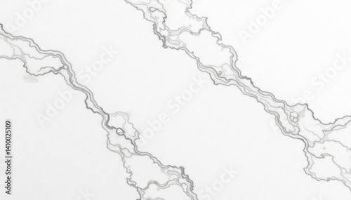 Abstract white marble texture on a pure white backdrop , elegant, swirls