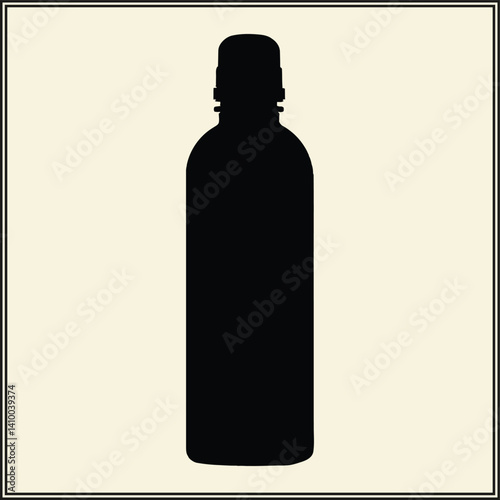 Water Bottle Silhouette, Drink Gear