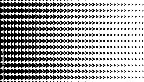 Black and white abstract geometric transition pattern for sporty background and jersey design. Fully editable vector element 
