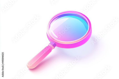 Colorful magnifying glass icon (1)