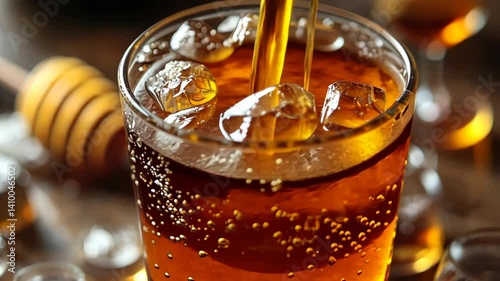Honey-Sweetened Iced Beverage: A Refreshing Delight