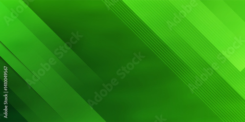 Abstract green sporty background template vector with shiny lines and lights. Green background with strong pattern design.Eps10 vector