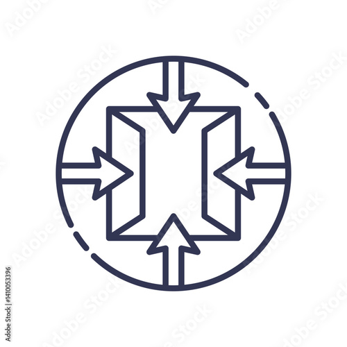 Arrows converging to a central point symbolize centralized access and data integration.